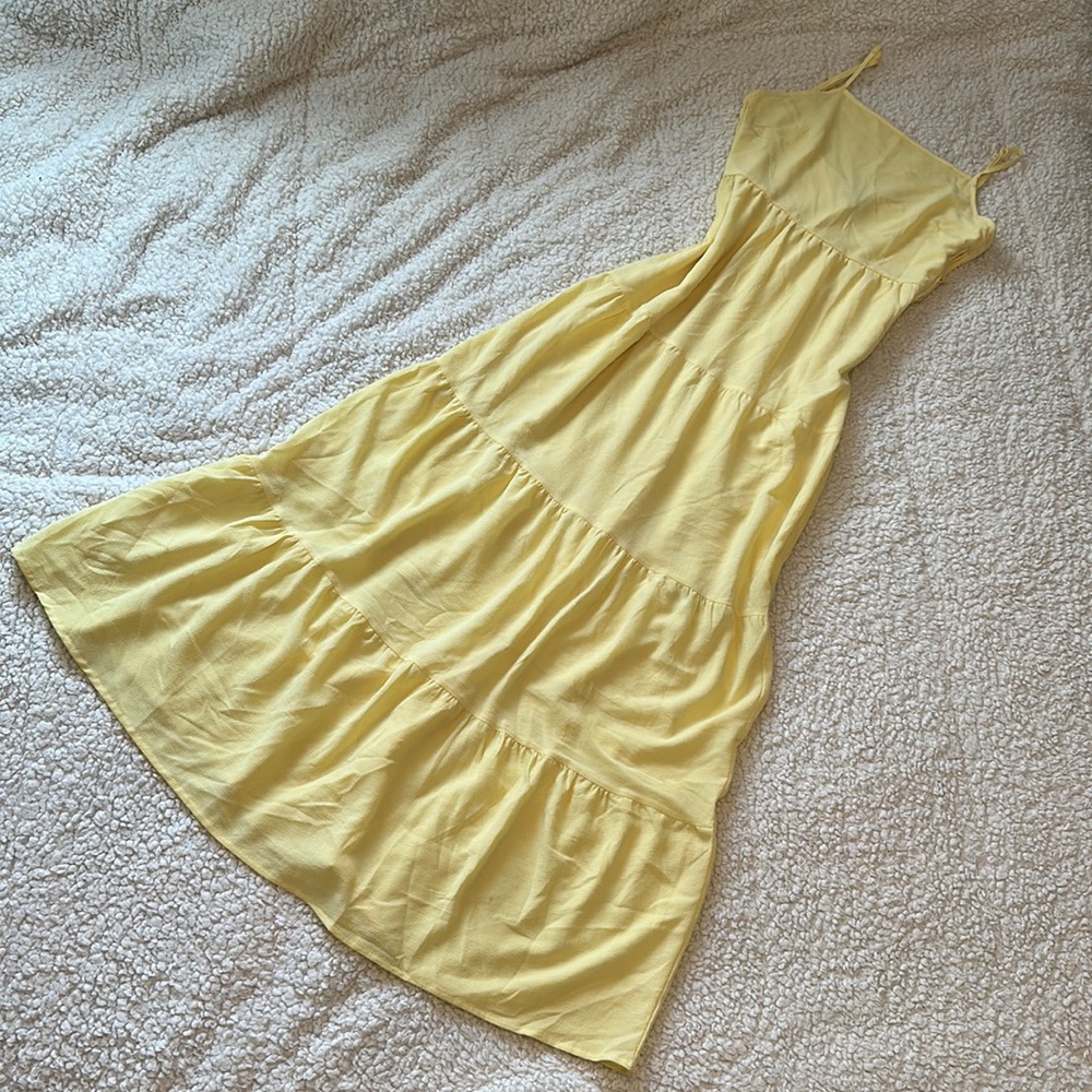 Long Beach dress, yellow
